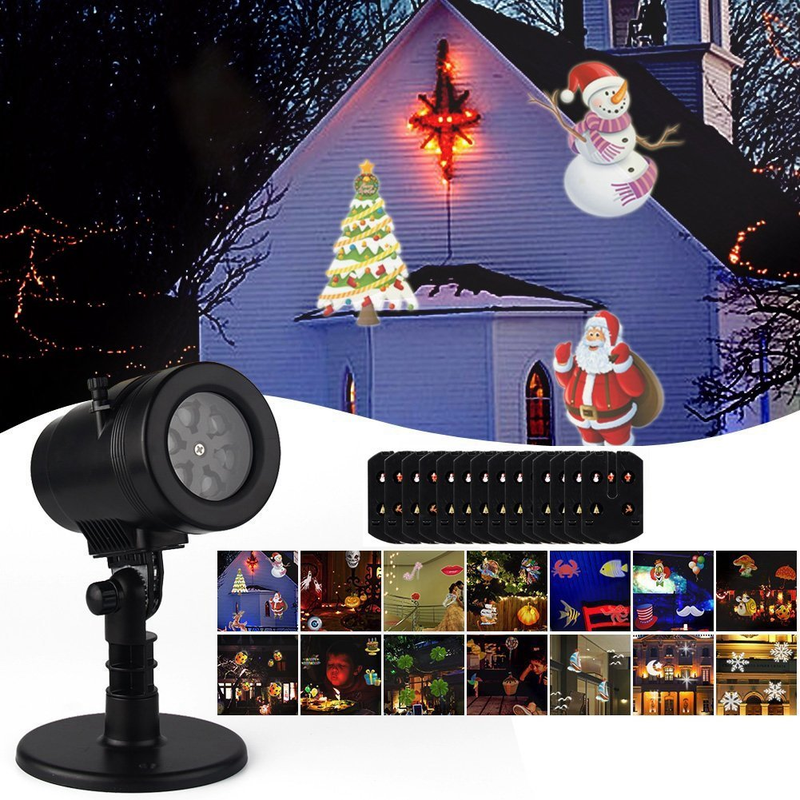 Illustration for article titled New design Halloween decorations outdoor lights on shelf now ,only $42.99,Buy one get 13 patterns Free.(Christmas ,wedding ,birthday party ,summer party ,Kids party series)